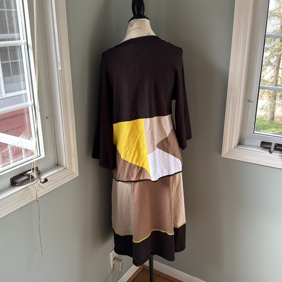 Tad b deadstock vintage 1990’s dress and cardi set NWT size XL - Picture 4 of 16